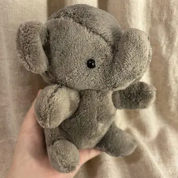 핸드메이드 코끼리 봉제 인형 브라운