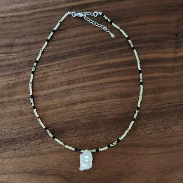 UNITED ARROWS 비즈와 담수 진주 목걸이