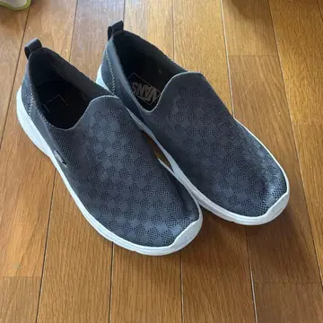 VANS 슬립온 그레이 니트 스니커즈