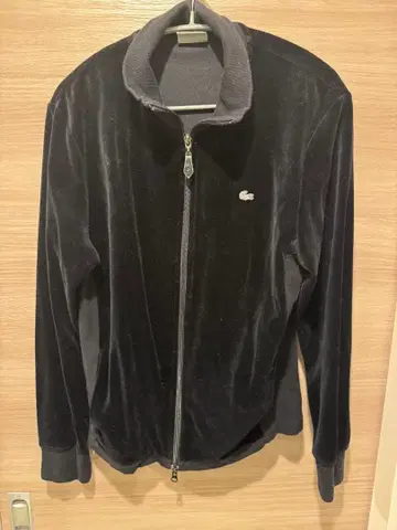 LACOSTE 라코스테 벨로아 트랙 자켓 블랙