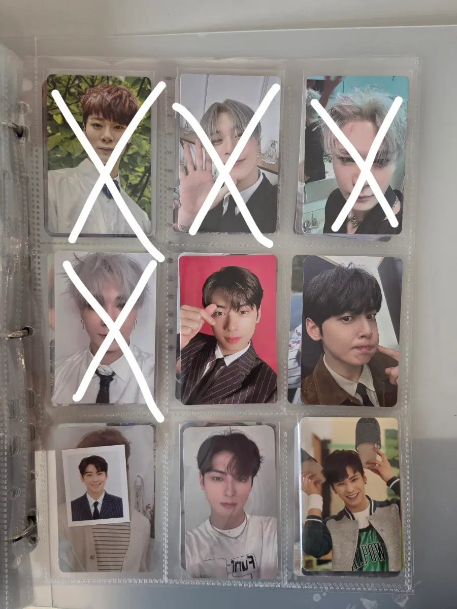 아스트로 차은우, 진진, mj 포토카드 포카 판매합니다