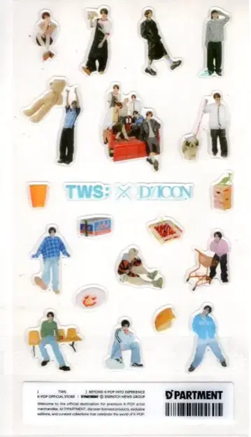 TWS D'ICON POP-UP IN TOKYO EPOXY STICKER