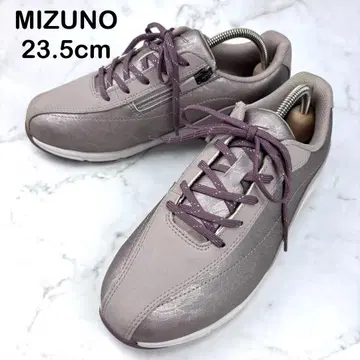 [컨디션 최상] mizuno 컴포트 스니커즈 핑크 23 사이드 지퍼