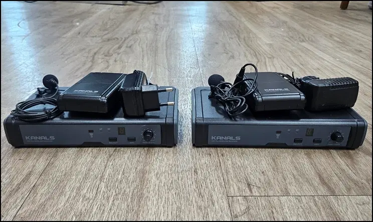 카날스(KANALS) BK-7001N 중고 무선 핀마이크 세트