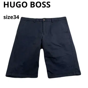 새상품급 BOSS 휴고보스 하프 팬츠 블랙 남성용 여름 코디