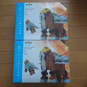 nanoblock 포켓몬 엔테이 디럭스 에디션 2개 세트