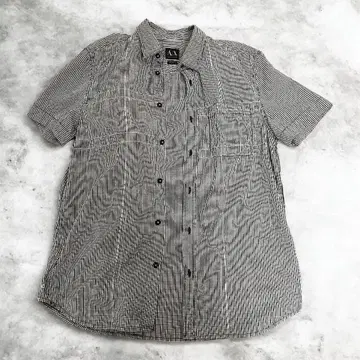 ARMANI EXCHANGE 아르마니 익스체인지 반팔 셔츠 체크 패턴
