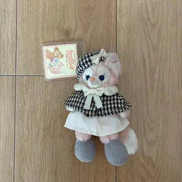 [키링 결품] 상하이 디즈니 리나벨 탐정 의류 봉제 인형 키링