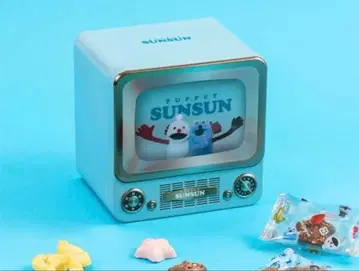 PUPPET SUNSUN 레트로 TV형 소품함