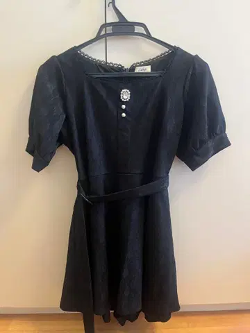 evelyn 전체 레이스 올인원 블랙