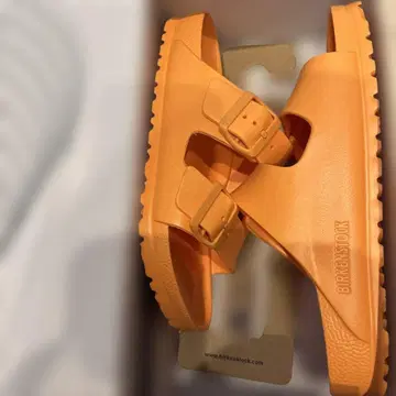 BIRKENSTOCK 샌들 오렌지 사이즈 37 24cm