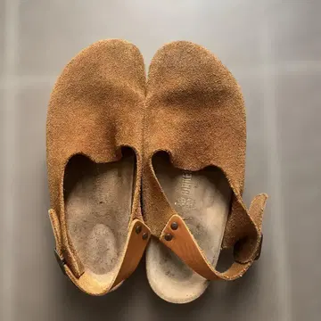BIRKENSTOCK 스웨이드 사보 샌들 브라운 39