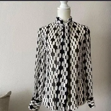 ZARA 자라 오간자 긴팔 블라우스 사이즈 M