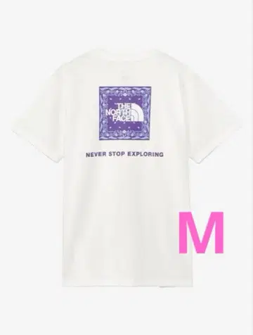 미사용 THE NORTH FACE Bandana Logo Tee M