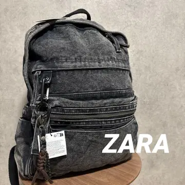 ZARA 워시드 데님 백팩