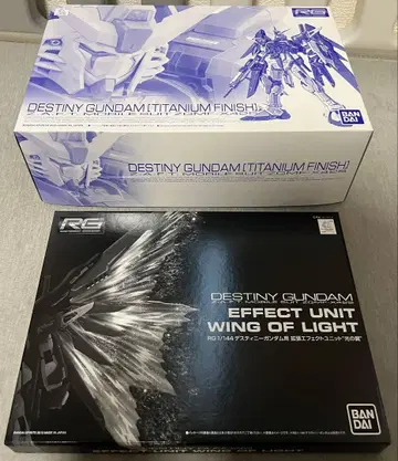 rg 데스티니 건담 티타늄 피니쉬 + 빛의 날개 이펙트