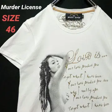 Murder License 마더라이선스 티셔츠 Y2K 남성용 헤이세이