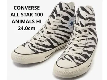 CONVERSE ALL STAR 100 ANIMALS HI 제브라 패턴
