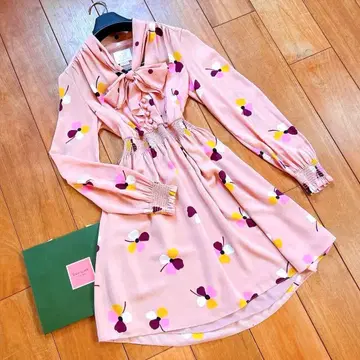 케이트 스페이드 원피스 핑크 타이 리본 Kate spade 해외S