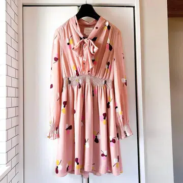 케이트 스페이드 원피스 핑크 타이 리본 Kate spade 해외S