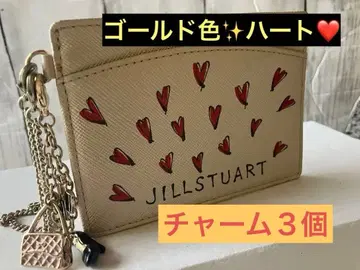 [새상품급] JILLSTUART 패스케이스 교통카드 지갑 참 포함 미사용품
