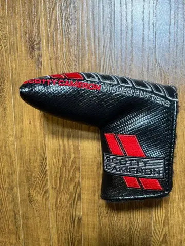 Scotty Cameron 퍼터용 골프헤드커버 블랙 레드