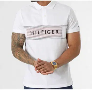무료배송 새상품 TOMMY HILFIGER CHEST STRIPE POLO