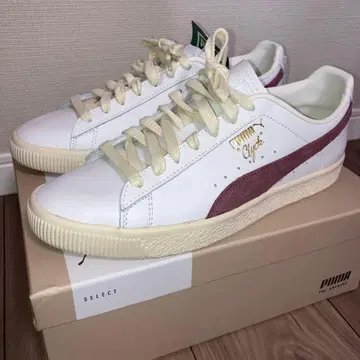 PUMA Clyde Base 화이트 퍼플 us9 클라이드