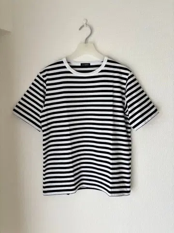 BEAMS F 보더 T셔츠 (NAVY x WHITE)