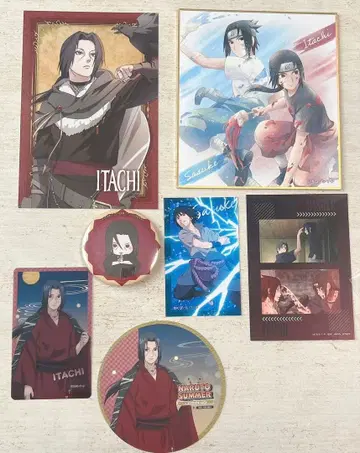 NARUTO 우치하 이타치 사스케 굿즈 세트