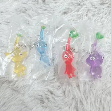 피크민 메지루시 액세서리 2 노랑 피크민 파랑 피크민 빨간색 피크민 보라색 피크민