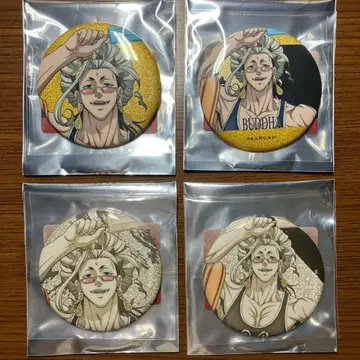 종말의 발키리 샤카 캔뱃지 4개 세트
