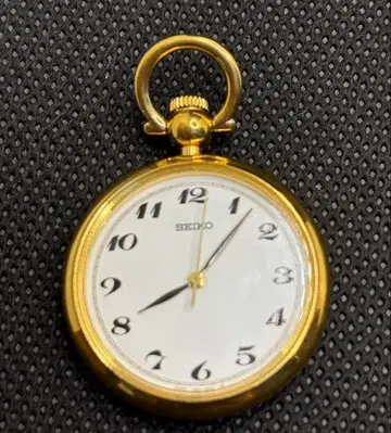 SEIKO 세이코 회중시계 골드 컬러 7N01-0H10 작동 안 함