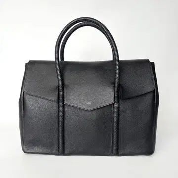 페레 모르비다 호서 플랩 비즈니스 백 가죽 블랙 A4 가능