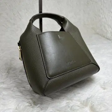 새상품급 FURLA 훌라 GILDA 토트 미니 카키 2way