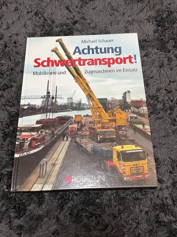 Achtung Schwertransport 크레인 중장비 특수 차량 외국도서