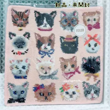 미개봉 새상품 페이러 라브라리 프리티캣츠 손수건 LOVERARY