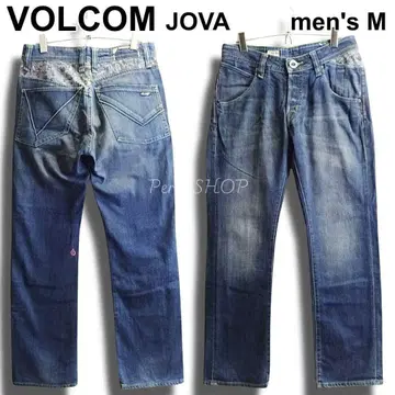 볼컴 JOVA W78cm 스트레이트 데님 스트레치 짙은 파랑 멕시코제