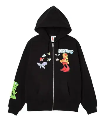 X-girl x Mark Bode ZIP UP SWEAT HOODIE