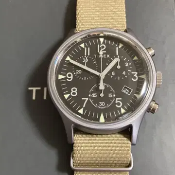 단종 TIMEX chronograph 알루미늄 크로노 밀리터리 배터리 교체 완료