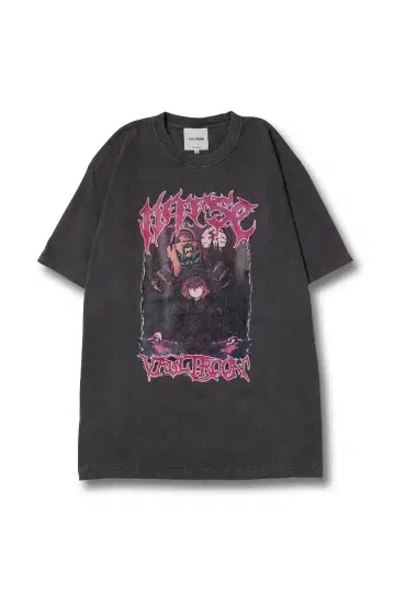 XL vaultroom nqrse DEVIL TEE / CHARCOAL
