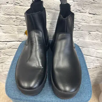 ZARA Vibram 밑창 사이드 고어 부츠 블랙 40 ( Y-6 )
