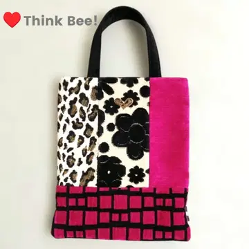 [ 미사용 ] Think Bee! 싱크비 패치워크 토트백 B5 가능