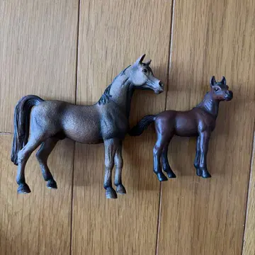 슐라이히 Schleich 말 피규어 2개 세트 아랍 horse