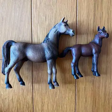 슐라이히 Schleich 말 피규어 2개 세트 아랍 horse