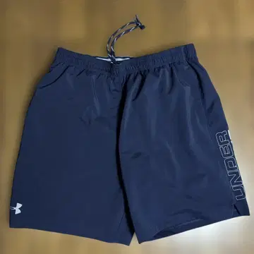 언더아머 트레이닝 팬츠 숏팬츠 네이비 XXL 드라이