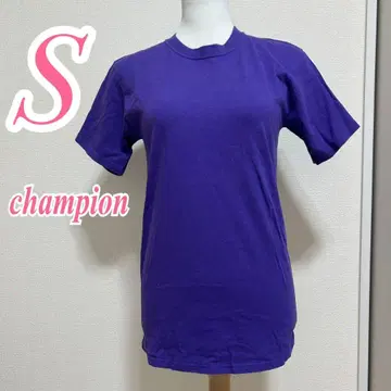 Champion 챔피온 반팔 T셔츠 퍼플 S 캐주얼 면