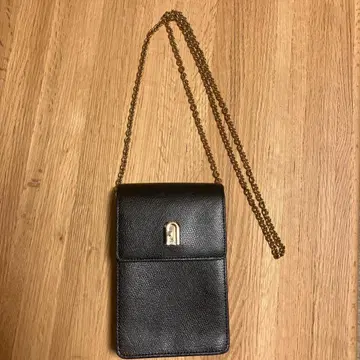 [FURLA] 훌라 스마트폰 숄더백 블랙 새상품급