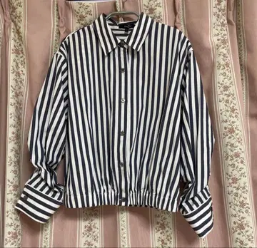 Theory Awning Stripe Fixed Sleeve Shirt