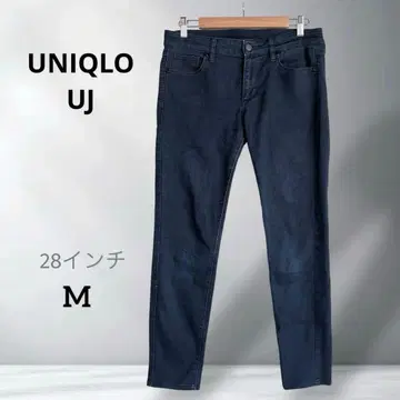 [ 유니클로 UJ ] 스키니 데님 팬츠 28인치 네이비 면 혼방 스트레치